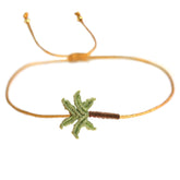 Palmenarmband  oliv